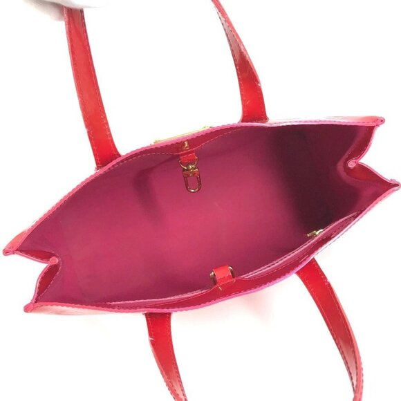 LOUIS VUITTON M93643 MonogramVernis Wilshere-Boulevard Tote Bag Hand Bag - Picture 5 of 16